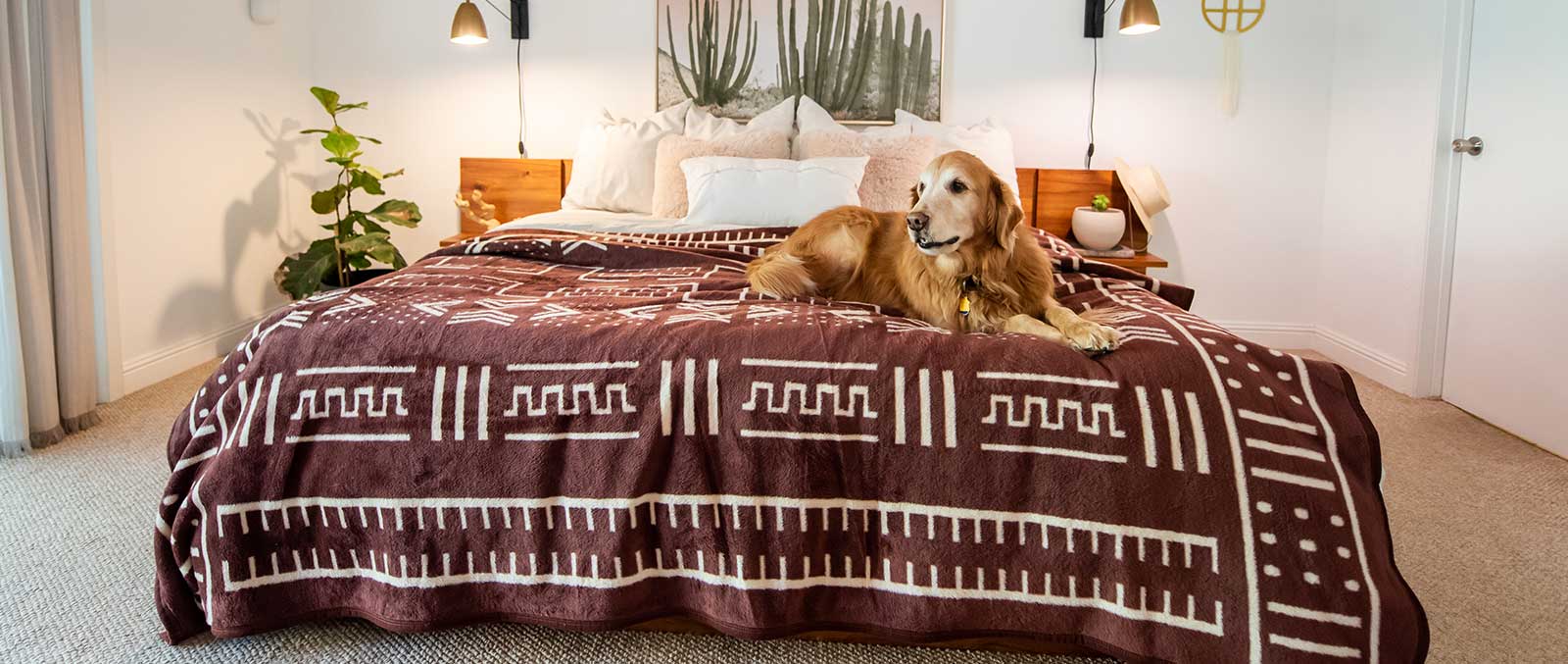 5 Types Of Blankets Every Homeowner Should Know about mali mudcloth on bed