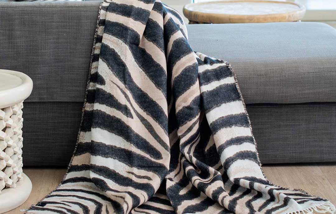 Animal Print Wraps and throws from Thula Tula