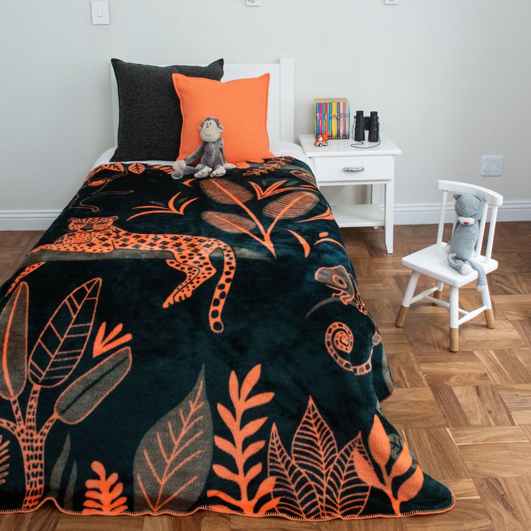 Kids African Magic Forest Blanket