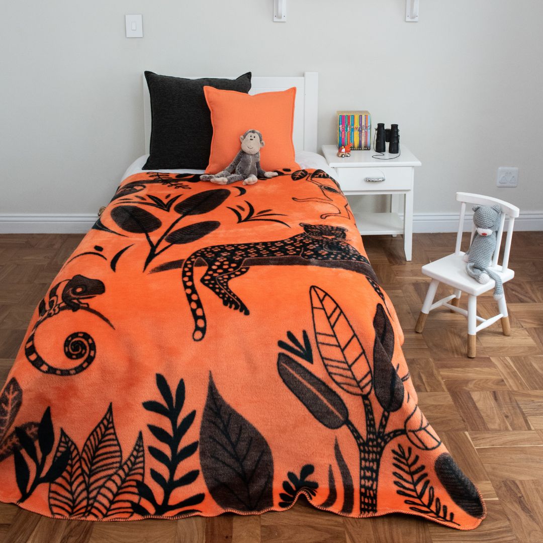 Kids African Magic Forest Blanket