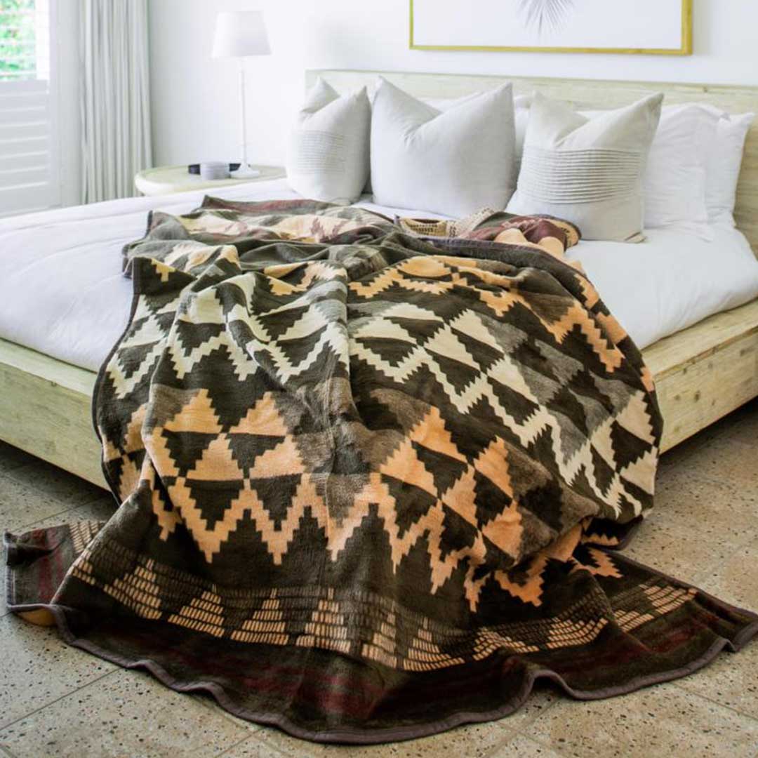 The Basket Weave Bed Blanket