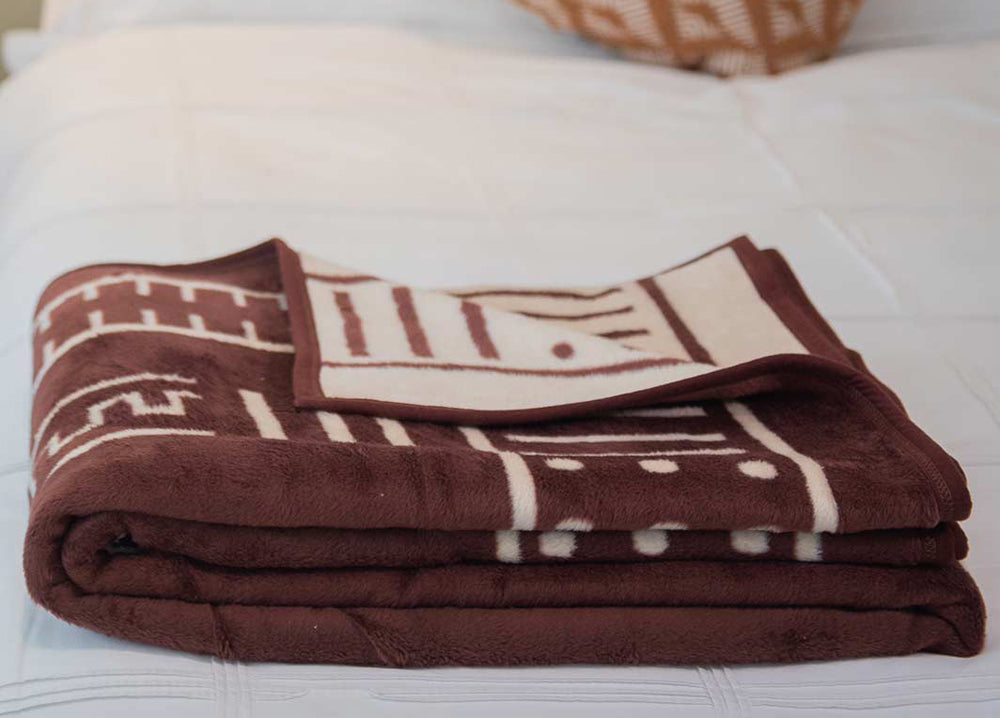 Mali seude cotton mudcloth blanket