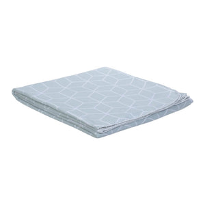 Cubism Hand-Brushed Yoga Throw side wrap