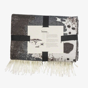 African Nguni Cattle Yoga Throw and Blanket wrap