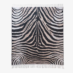 African Zebra Throw and Bed Blanket Print